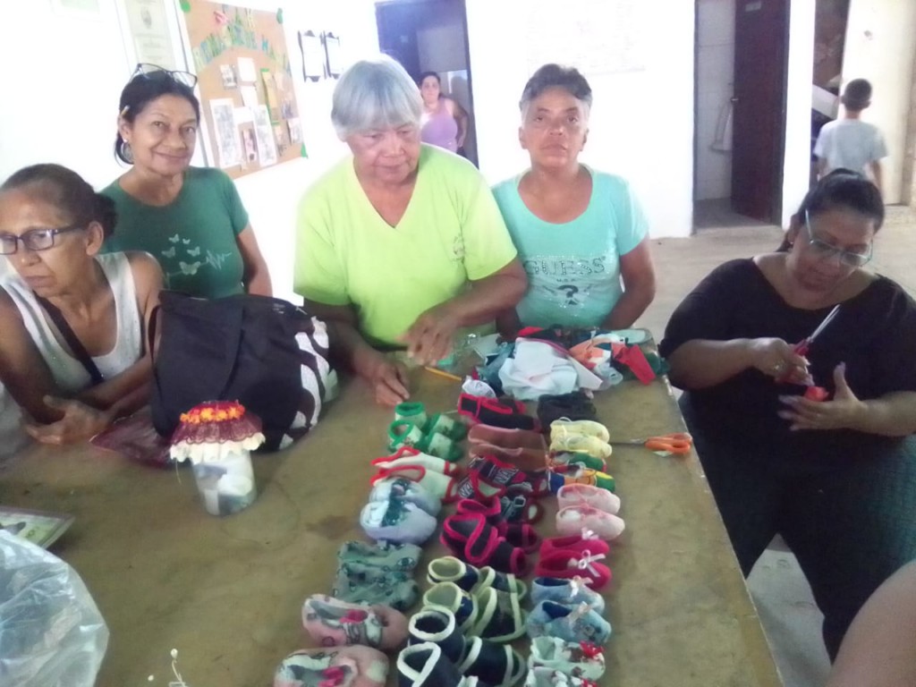 Taller para abuelos de zapatillas