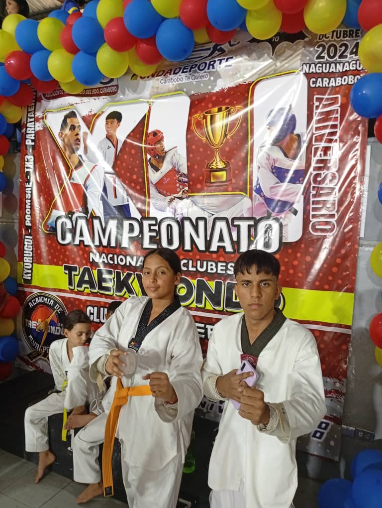 A.C. Deportiva de Taekwondo Los Aviadores de Aragua se alzan victoriosos en el 40 aniversario del Club Alvin Pérez