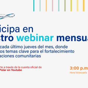 Red Actívate y Construye: Webinars mensuales