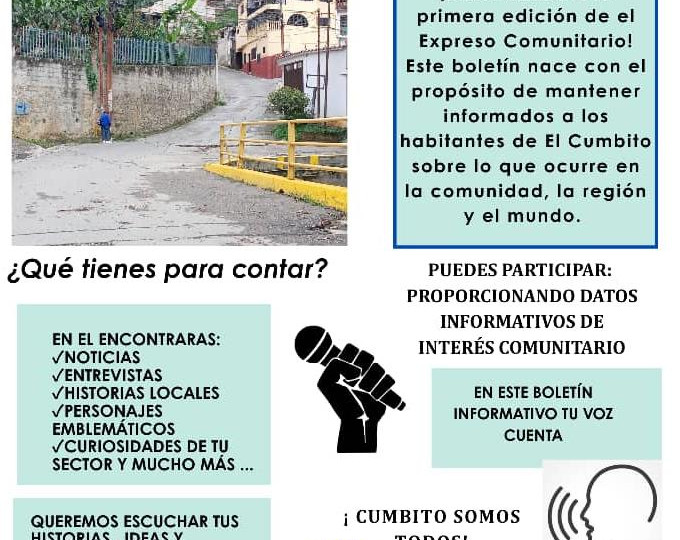 Estudiantes de la UBV crean boletín "Expreso Comunitario"