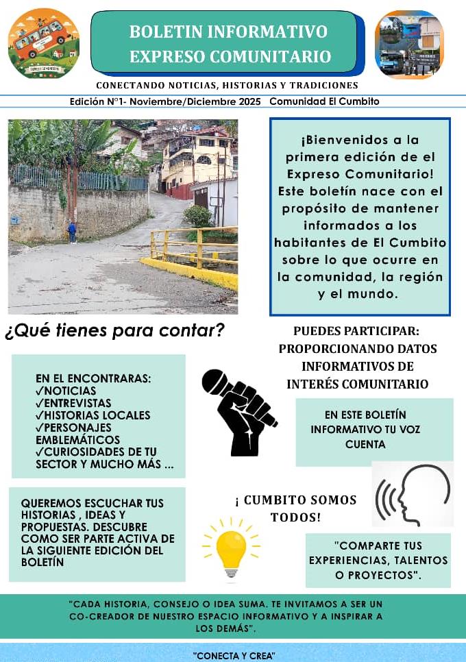 Estudiantes de la UBV crean boletín "Expreso Comunitario"