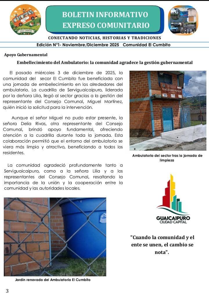 Estudiantes de la UBV crean boletín "Expreso Comunitario"