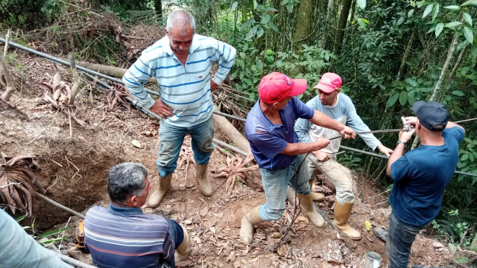 Comunidad del Cumbito fortalece la infraestructura de su acueducto rural